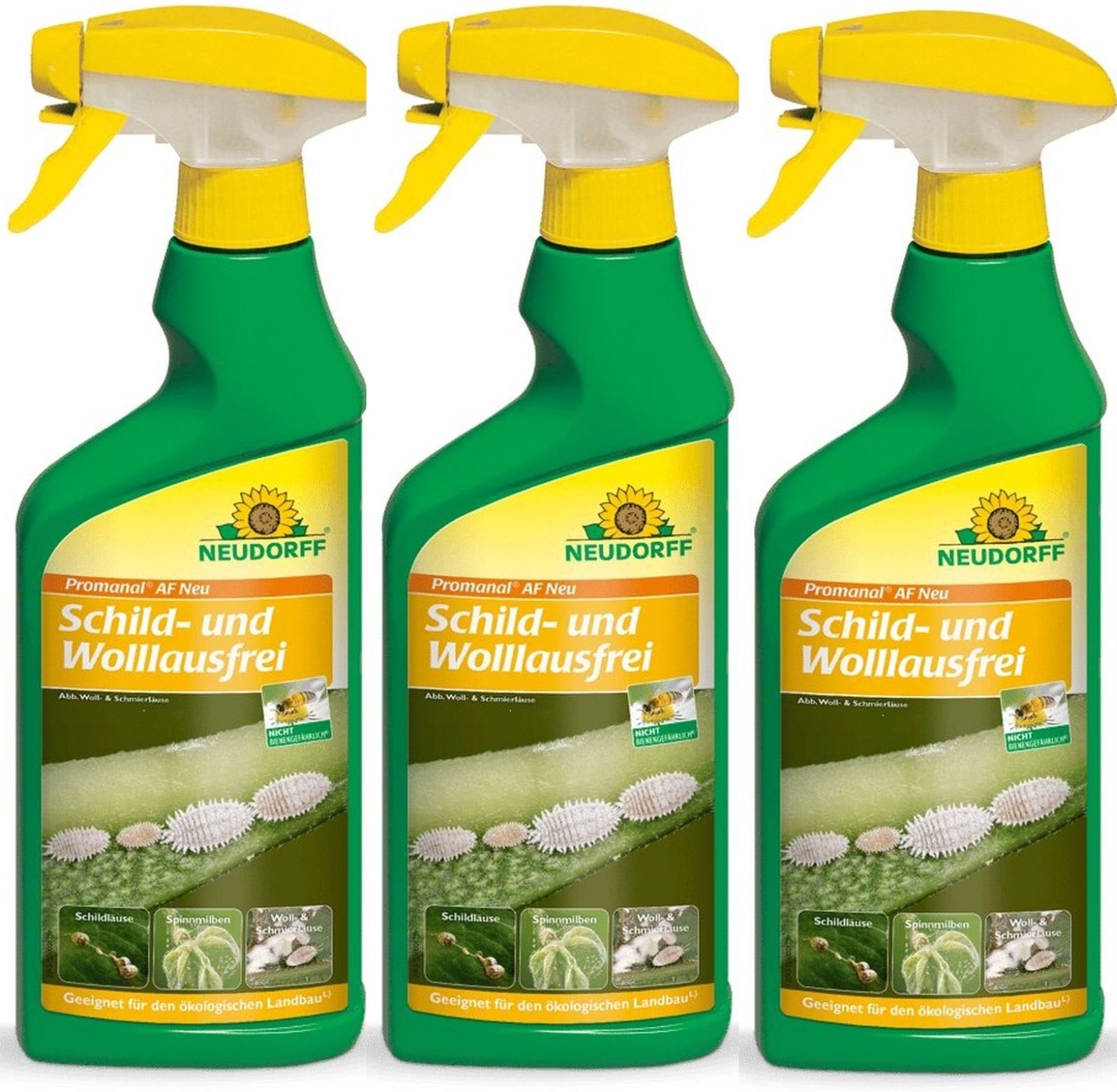 3 X 500ml Promanal AF Neu Schild- und Wolllausfrei