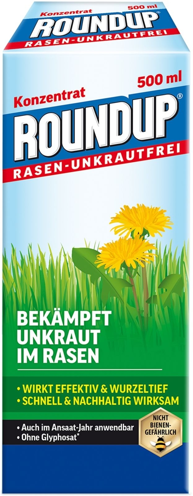500 ml Roundup Rasen Unkrautfrei ohne Glyphosat