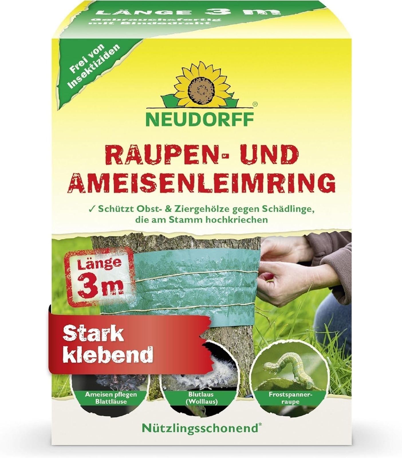 2 X 3m Raupen- und Ameisen­Leimring