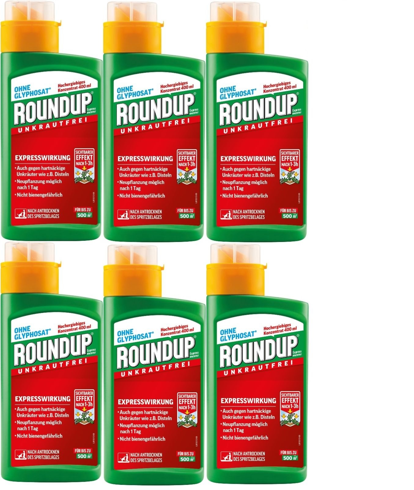6 X 400 ml Roundup Express Konzentrat 6 X 400 ml Roundup Express Konzentrat