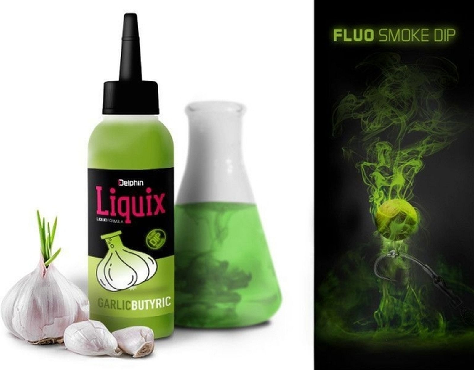 Delphin Liquid Fluo Dip Knoblauch 100ml