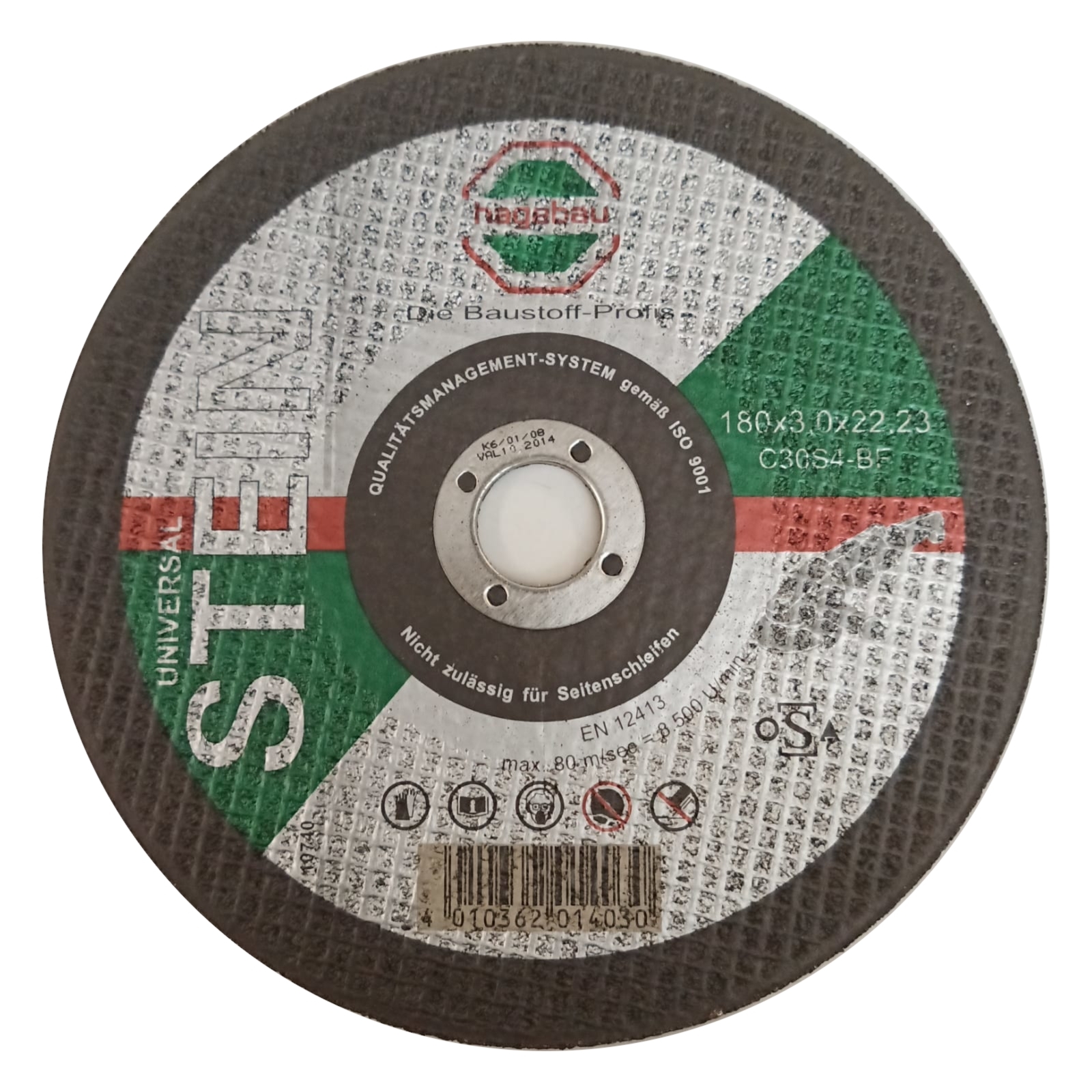 TRENNSCHEIBE C 30 S – STEIN 180mm TRENNSCHEIBE C 30 S – STEIN 180mm