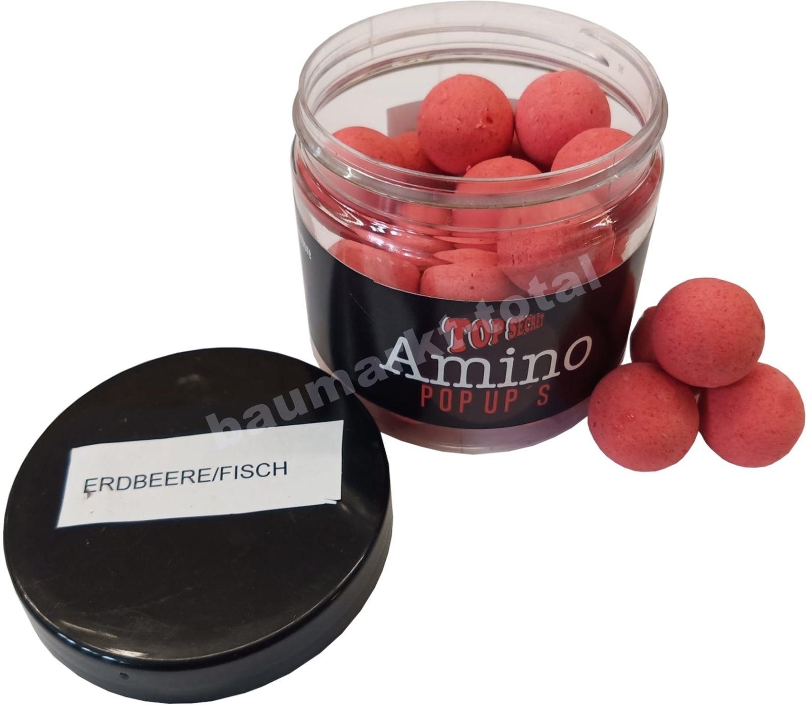 Amino Pop Up`s ERDBEERE/FISCH 80g Top Secret Amino Pop Up`s ERDBEERE/FISCH 80g Top Secret