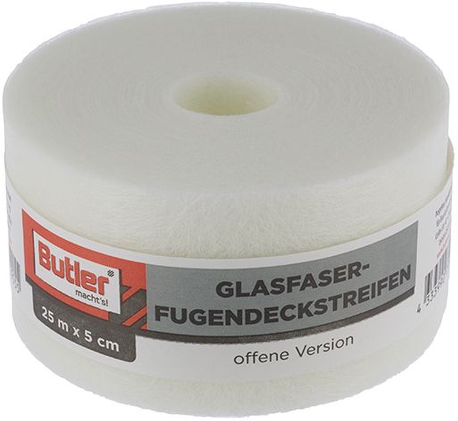 1 x 25 m Fugendeckstreifen aus Glasfaservlies 1 x 25 m Fugendeckstreifen aus Glasfaservlies