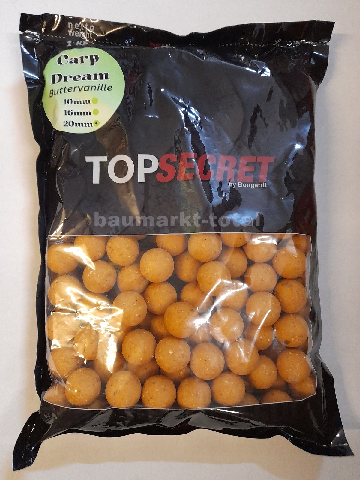Top Secret Carp Dream Boilie Buttervanille 1kg20mm