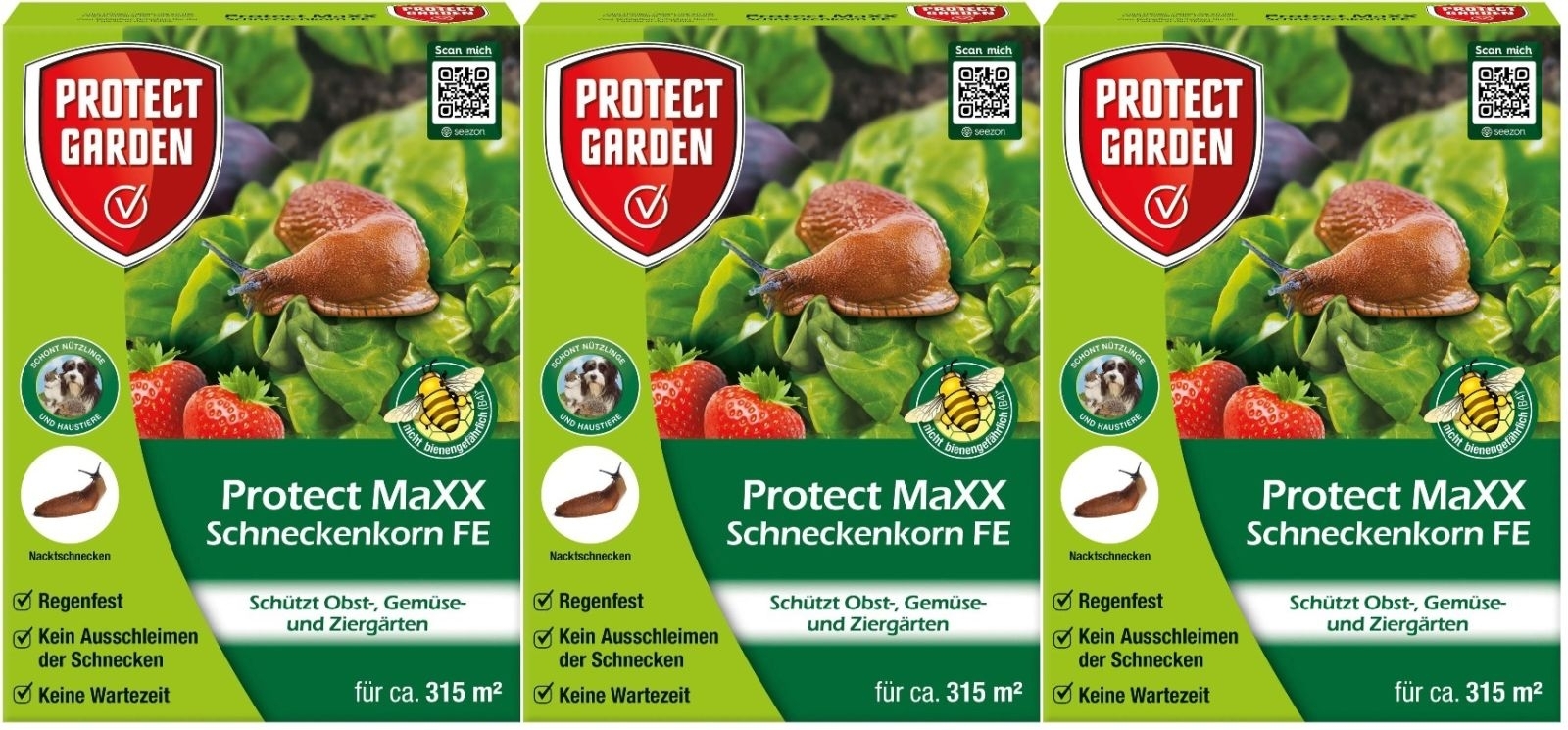 3 X 1,2kg Protect MaXX Schneckenkorn FE 3 X 1,2kg Protect MaXX Schneckenkorn FE