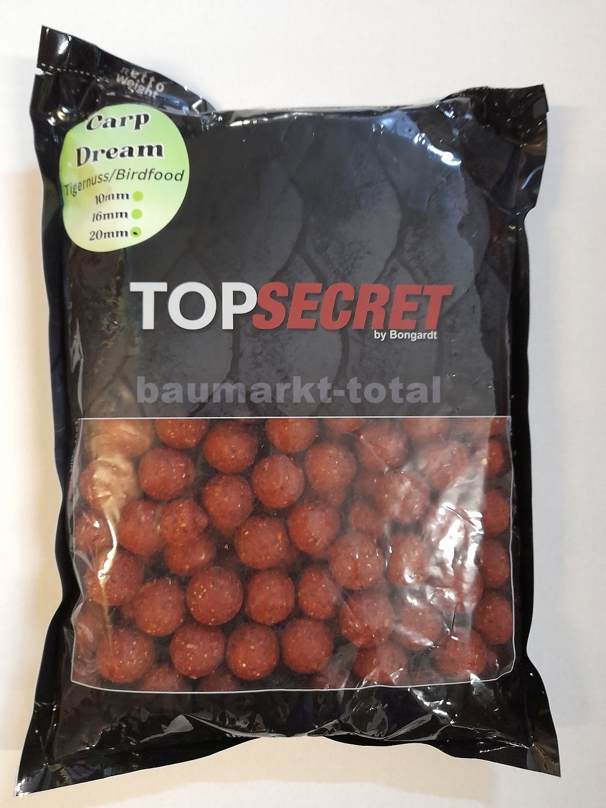 Top Secret Carp Dream Boilie Tigernuss 1kg 20mm
