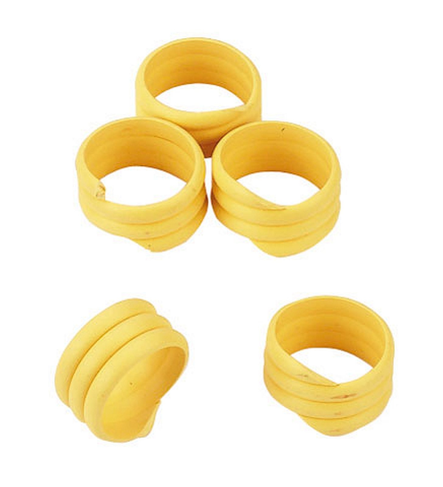 Spiralringe 16 mm gelb, 20 Stk. im Pack