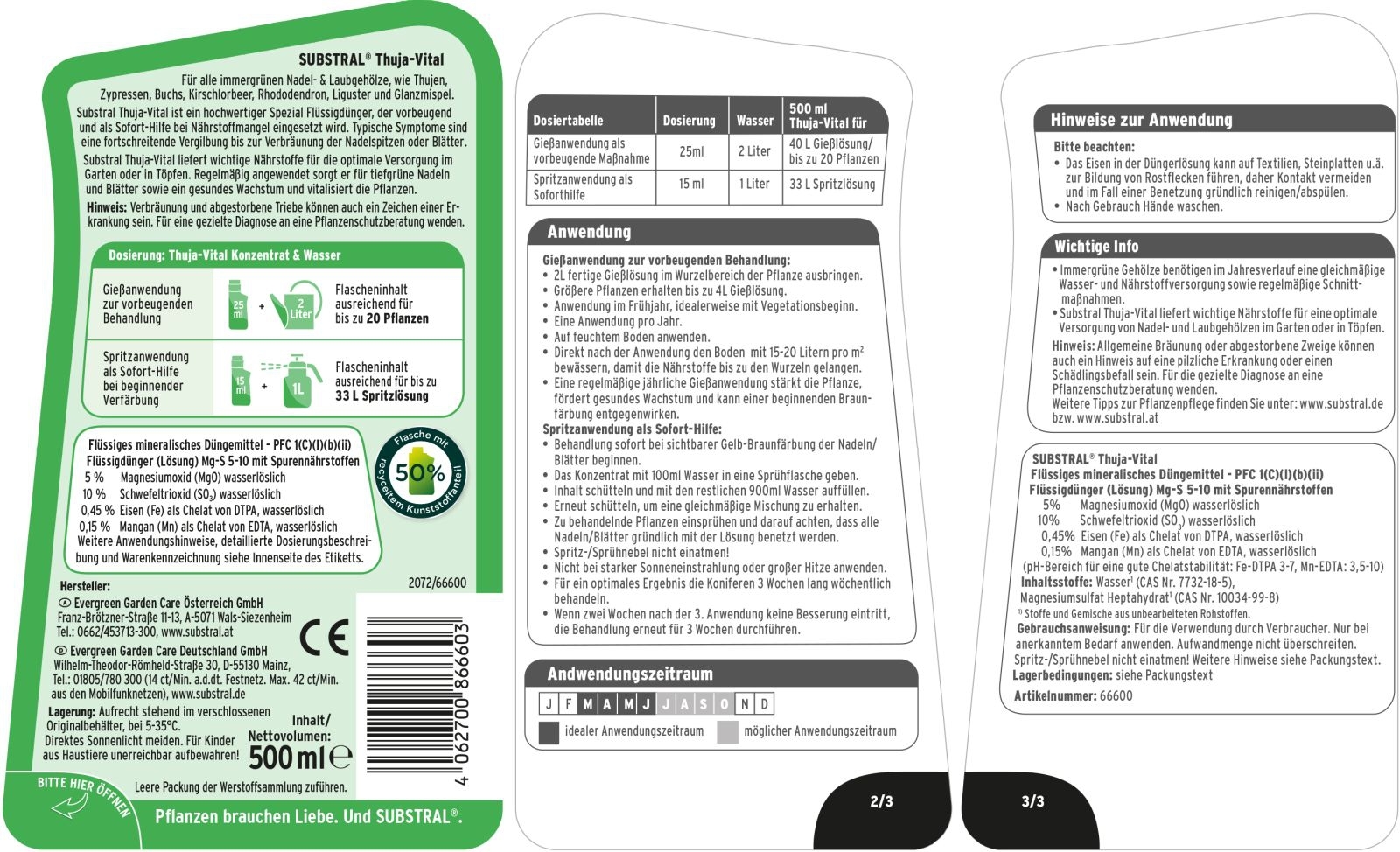 500ml Substral®Thuja Vital