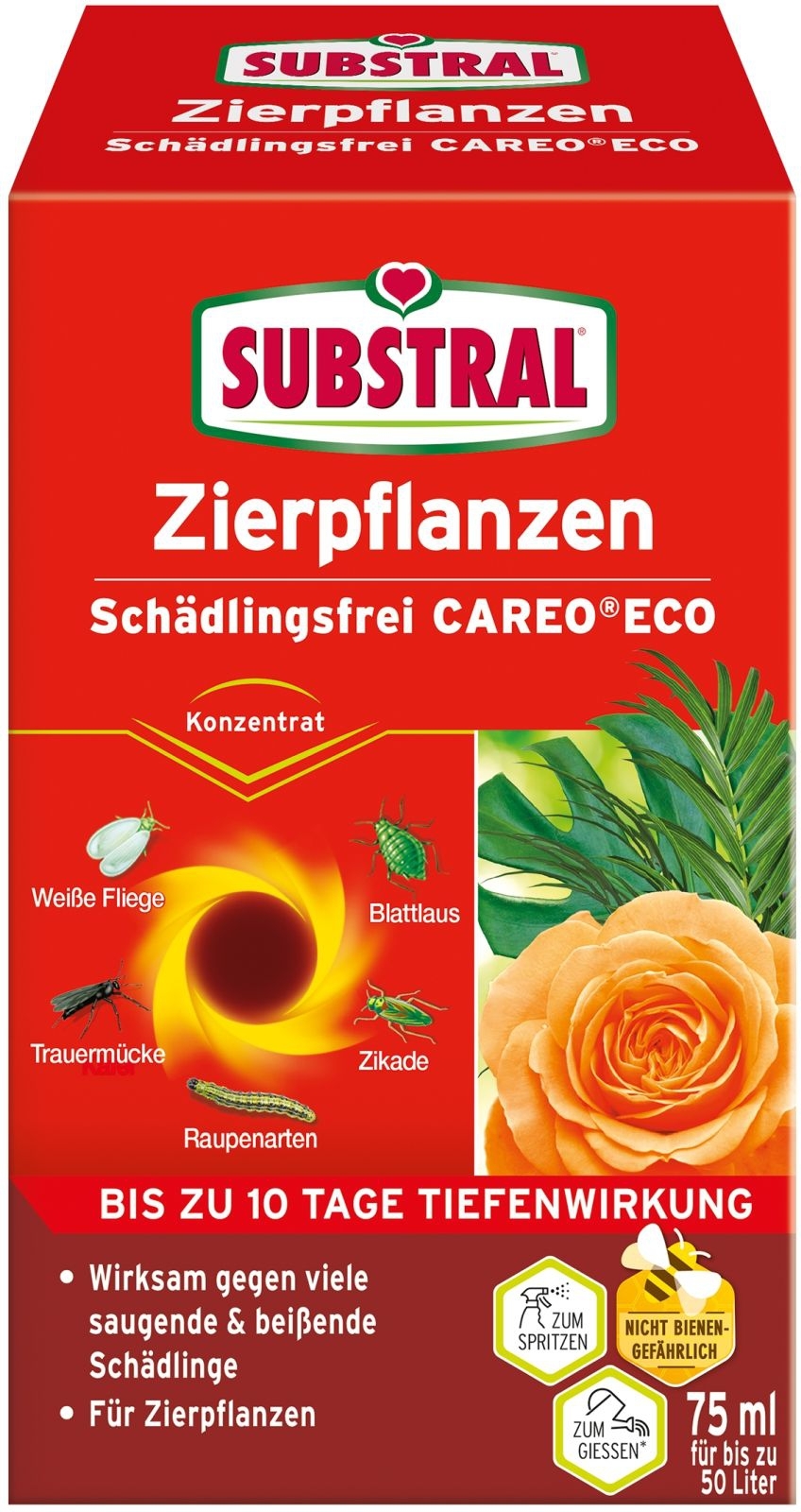 75ml Substral®Zierpflanzen Schädlingsfrei Careo Ec 75ml Substral®Zierpflanzen Schädlingsfrei Careo Ec