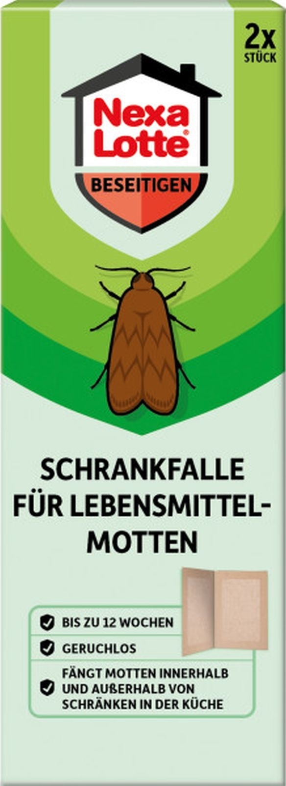 Nexa Lotte Lebensmittelmotten Falle + Schrankfalle