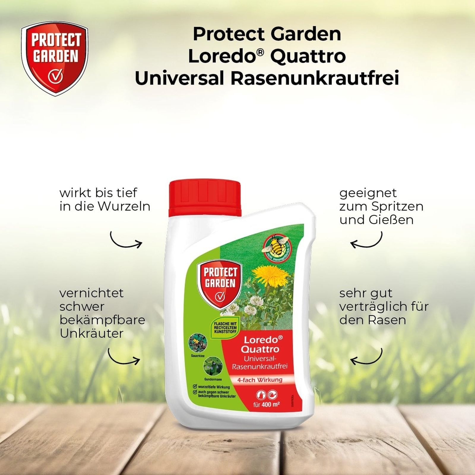 250ml Loredo Quattro Universal - Rasenunkrautfrei 250ml Loredo Quattro Universal - Rasenunkrautfrei