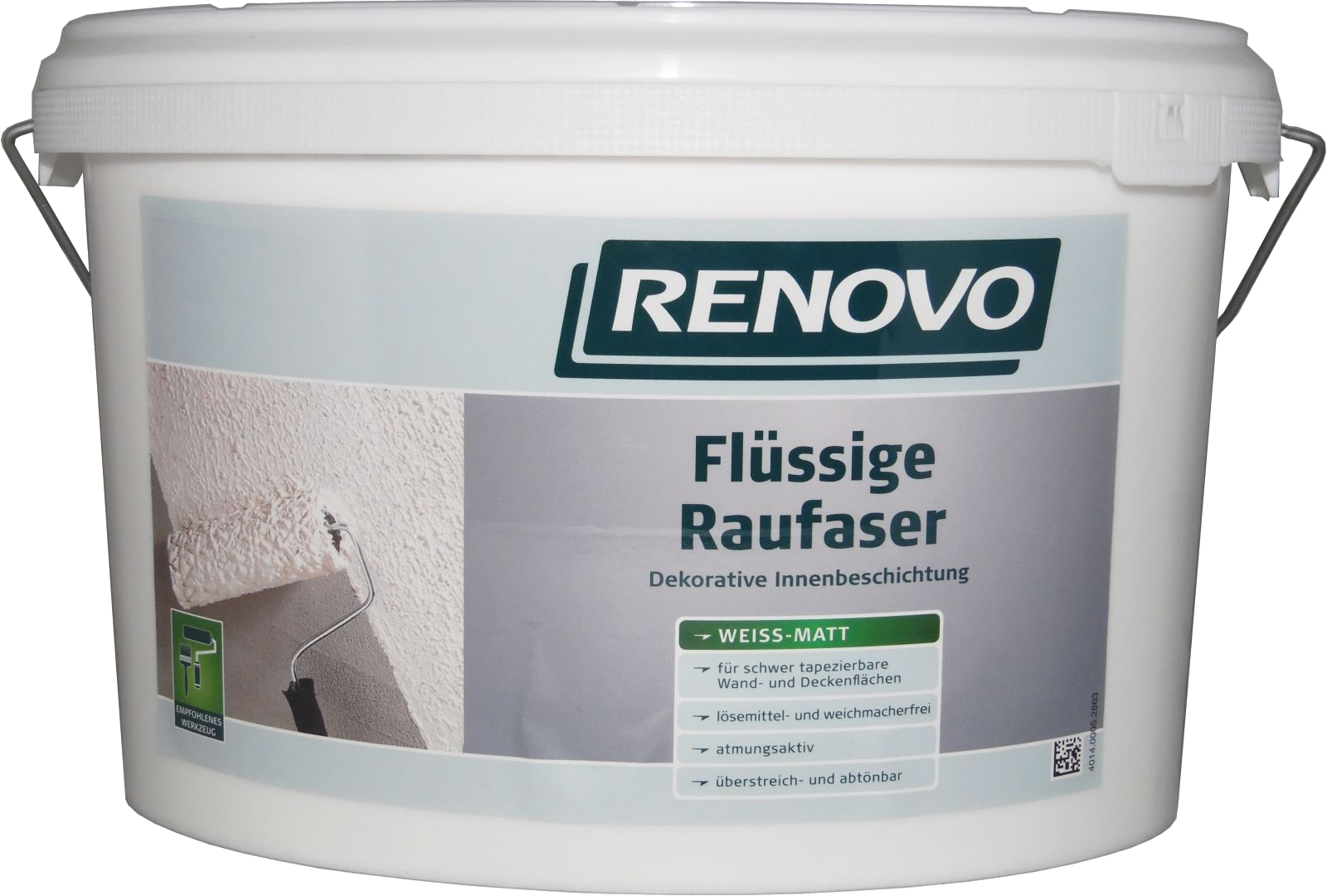 10L Renovo Rauhfaser flüssig weiss 10L Renovo Rauhfaser flüssig weiss