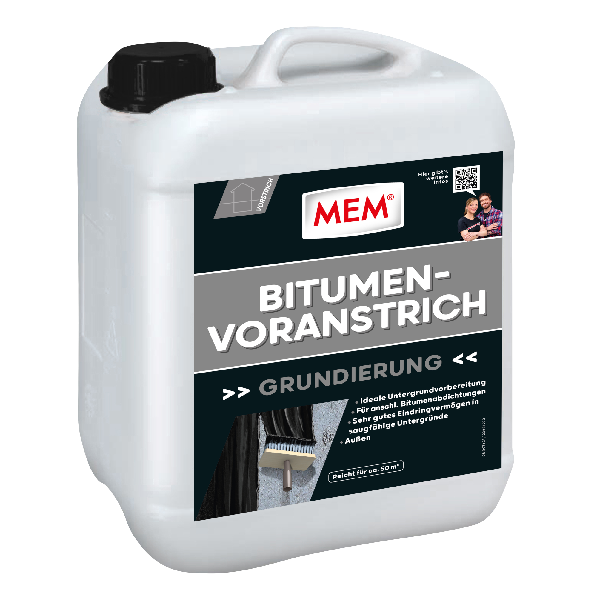 5L MEM Bitumen Voranstrich Lösemittelfrei 5L MEM Bitumen Voranstrich Lösemittelfrei