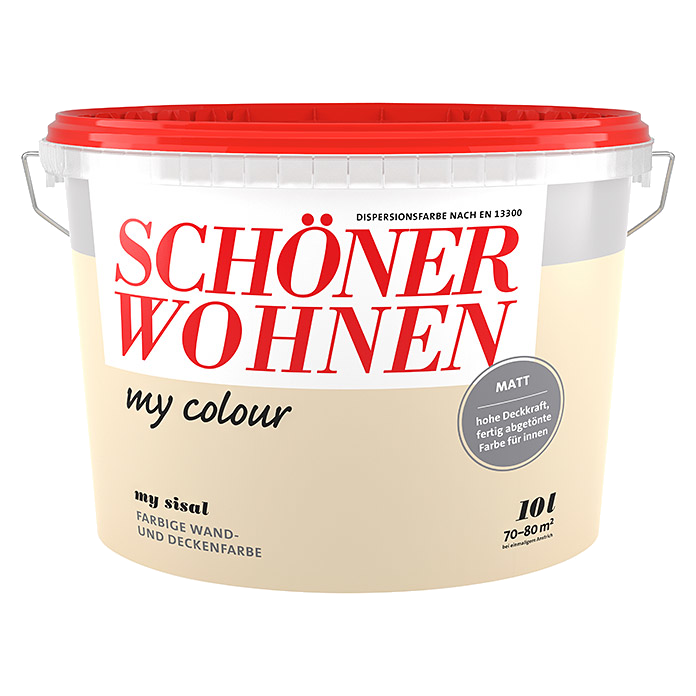 10L Schöner Wohnen My Colour Wandfarbe My Sisal 10L Schöner Wohnen My Colour Wandfarbe My Sisal