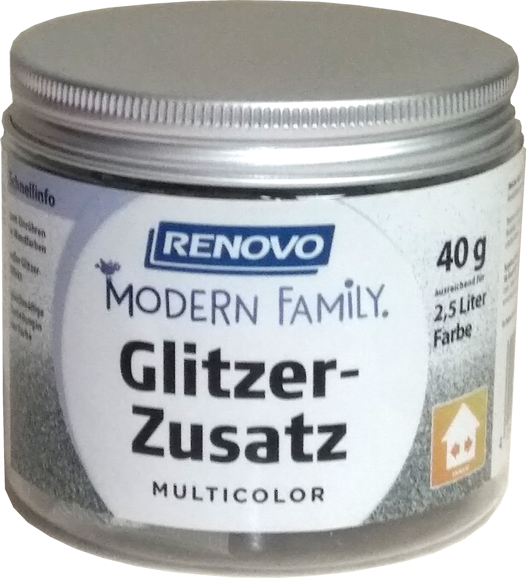40g Renovo Glitzerzusatz, Modern Family, Multicolor 40g Renovo Glitzerzusatz, Modern Family, Multicolor