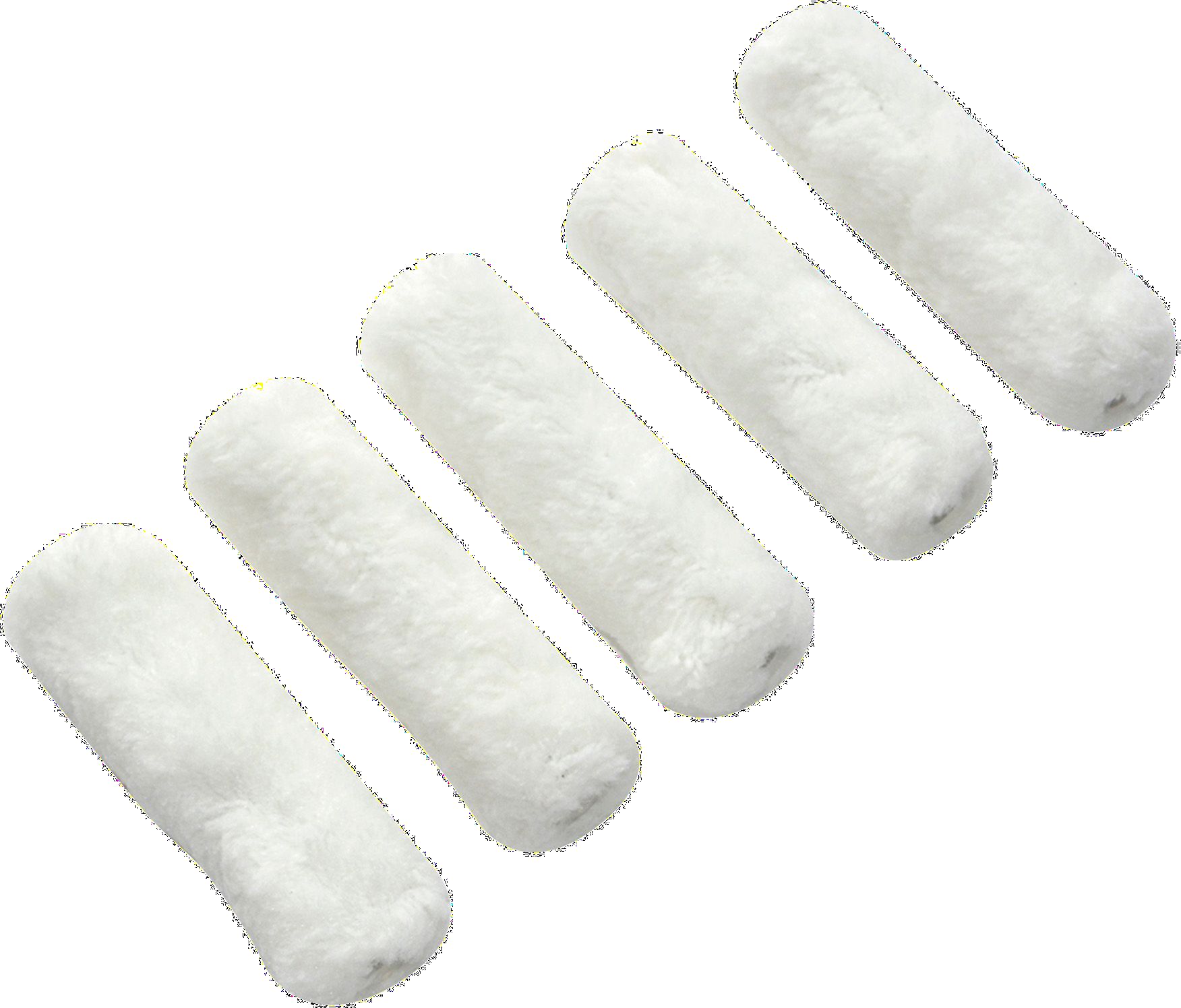 DEAL! Kleinwalzen Plüsch, 5er Set