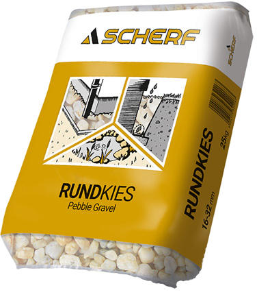 25 Kg SCHERF Rundkies Hell-Bunt 16-32mm 25 Kg SCHERF Rundkies Hell-Bunt 16-32mm