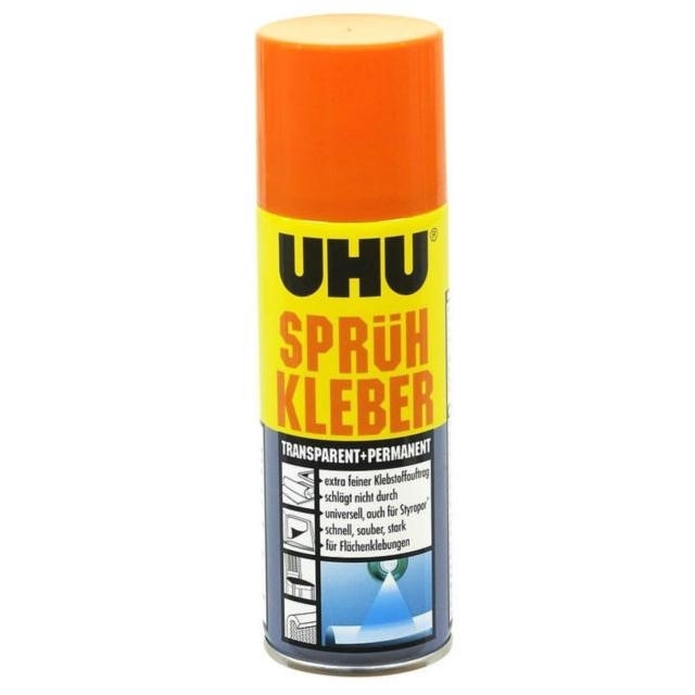 500ml UHU Sprühkleber transparent+permanent 500ml UHU Sprühkleber