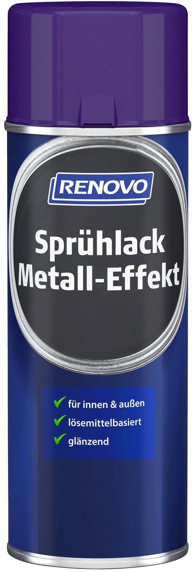 400ml Renovo Sprühlack Metall-Effekt 0450 Violett 400ml Renovo Sprühlack Metall-Effekt 0450 Violett