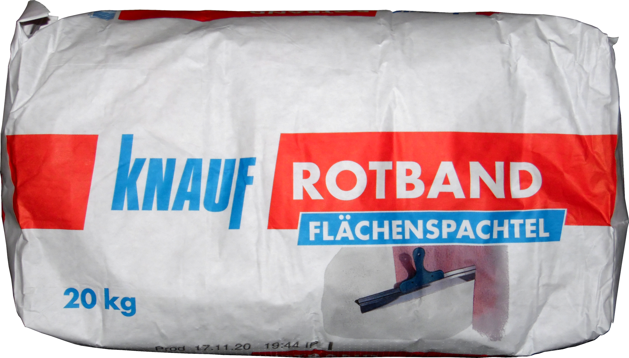20kg Knauf Rotband Flächenspachtel Weiss 20kg Knauf Rotband Flächenspachtel Weiss