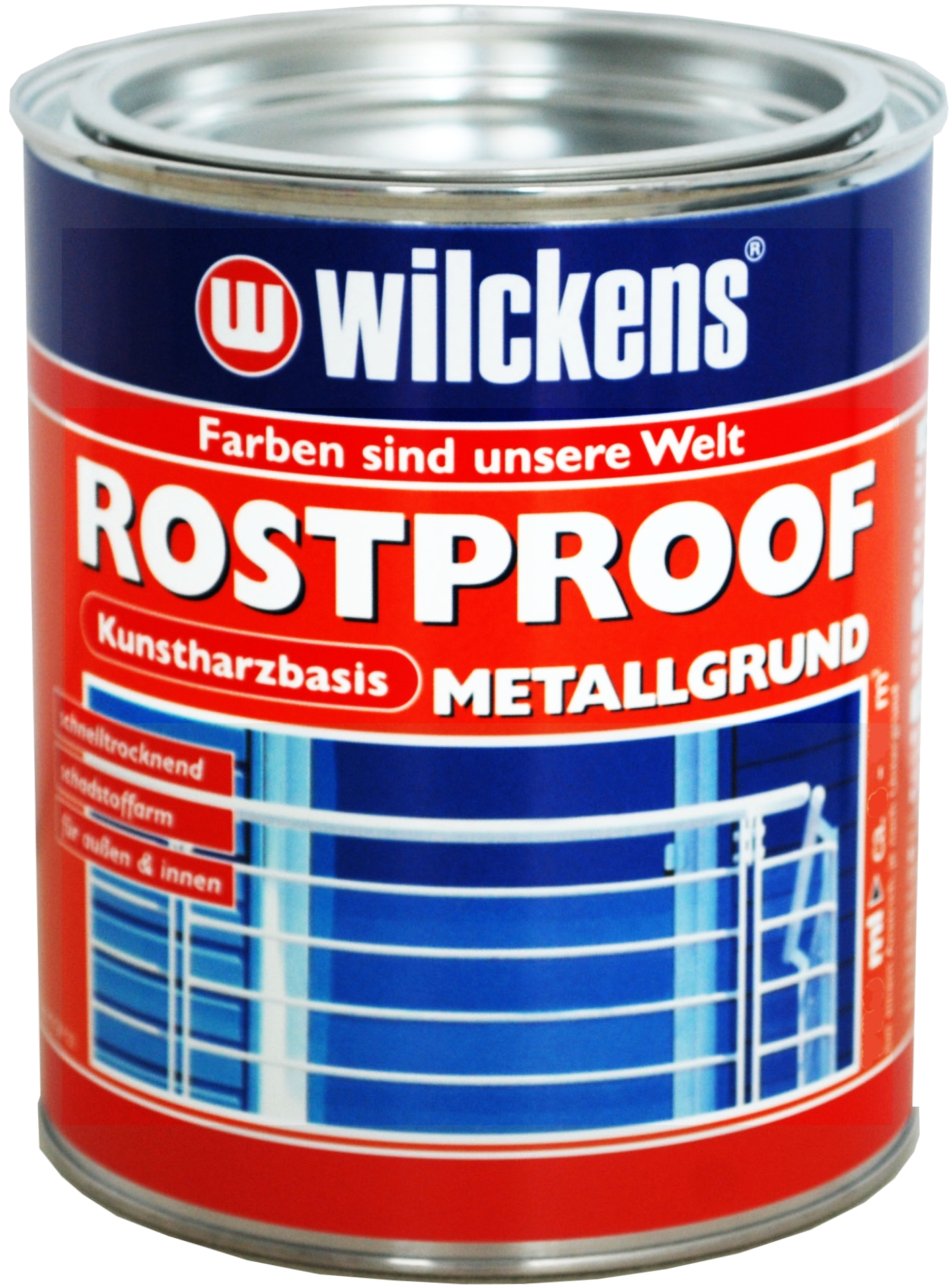 750ml Wilckens Rostproof Metallgrund rotbraun KH