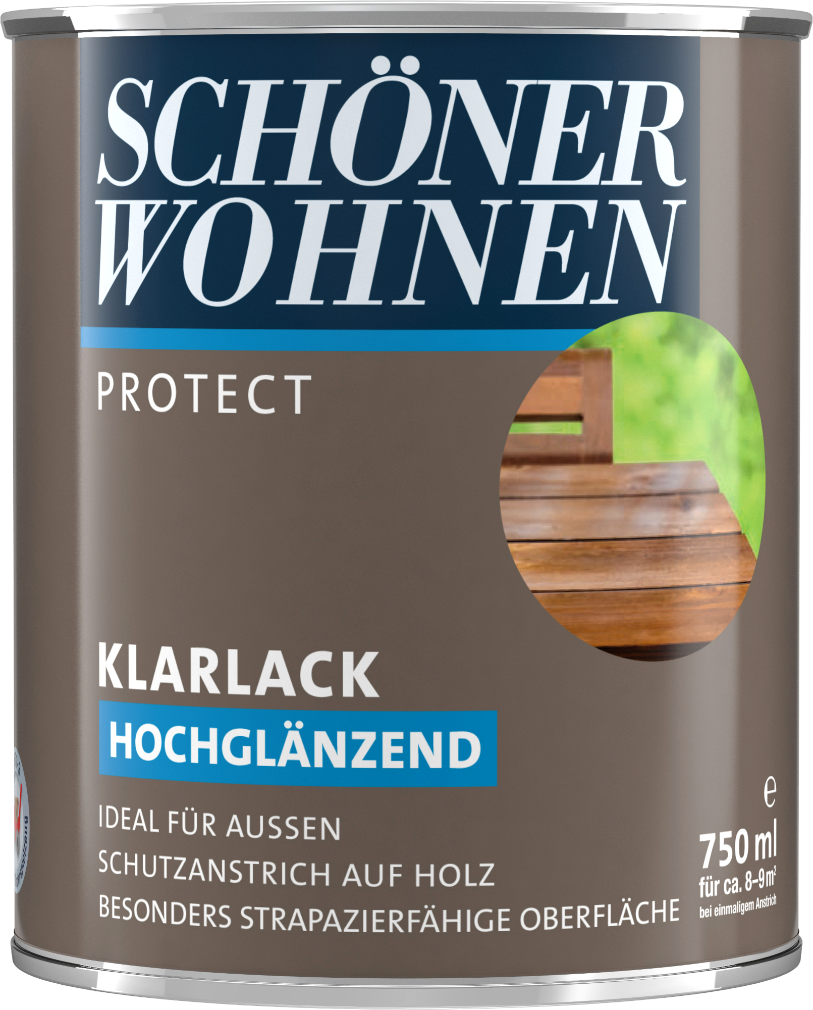 750ml Schöner Wohnen Protect Klarlack hochglänzend farblos 750ml Schöner Wohnen Protect Klarlack hochglänzend farblos