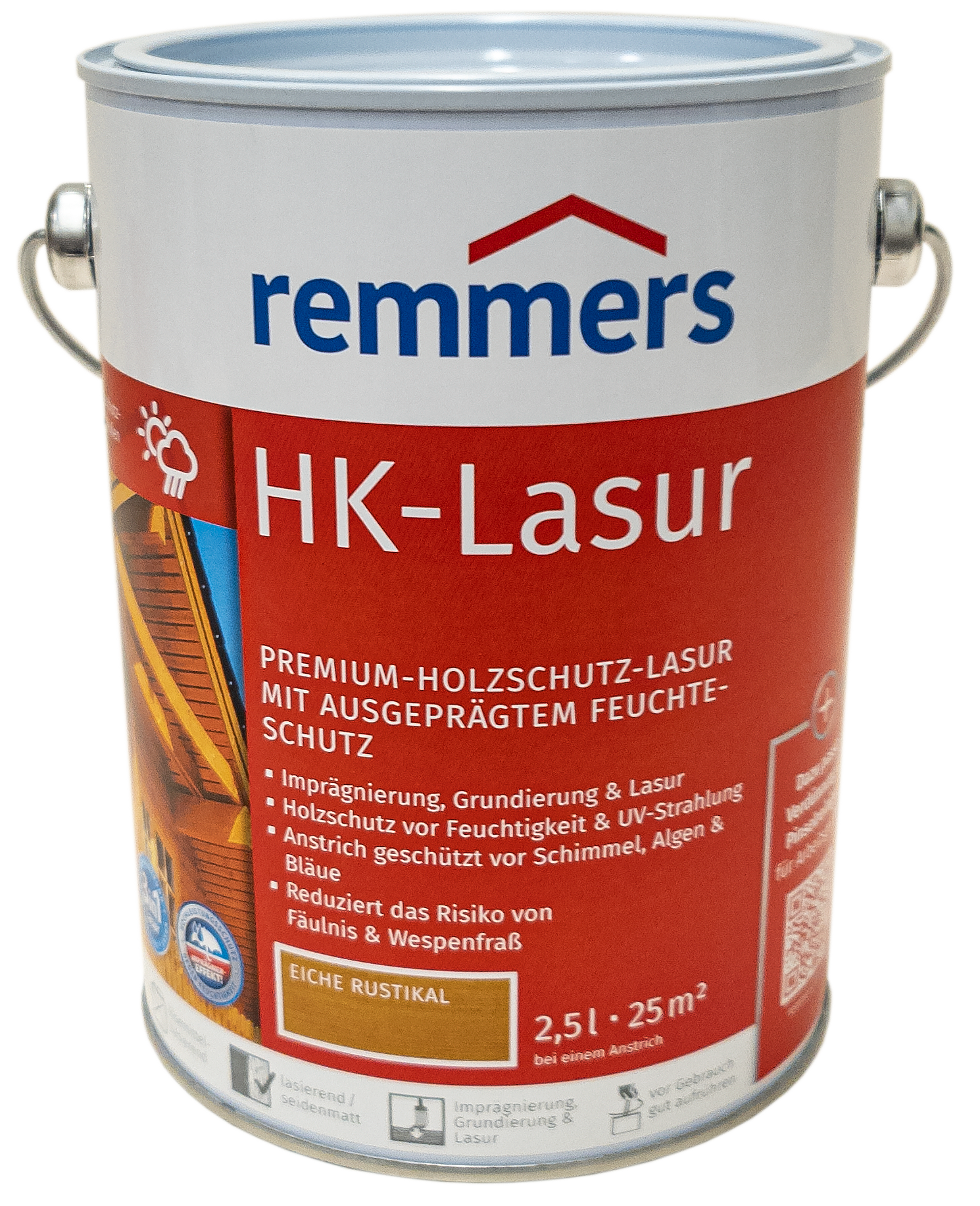 2,5L Remmers HK Lasur Eiche Rustikal 2,5L Remmers HK Lasur Eiche Rustikal