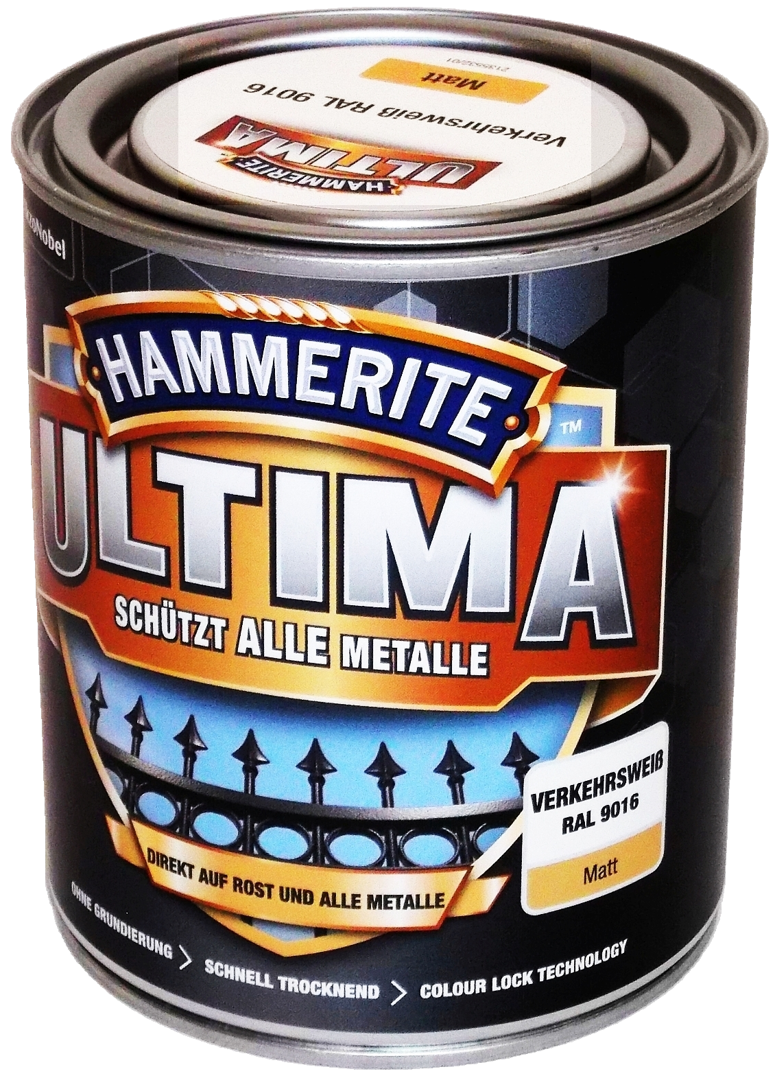 750ml Hammerite ULTIMA MSL matt Verkehrsweiß 750ml Hammerite ULTIMA MSL matt Verkehrsweiß