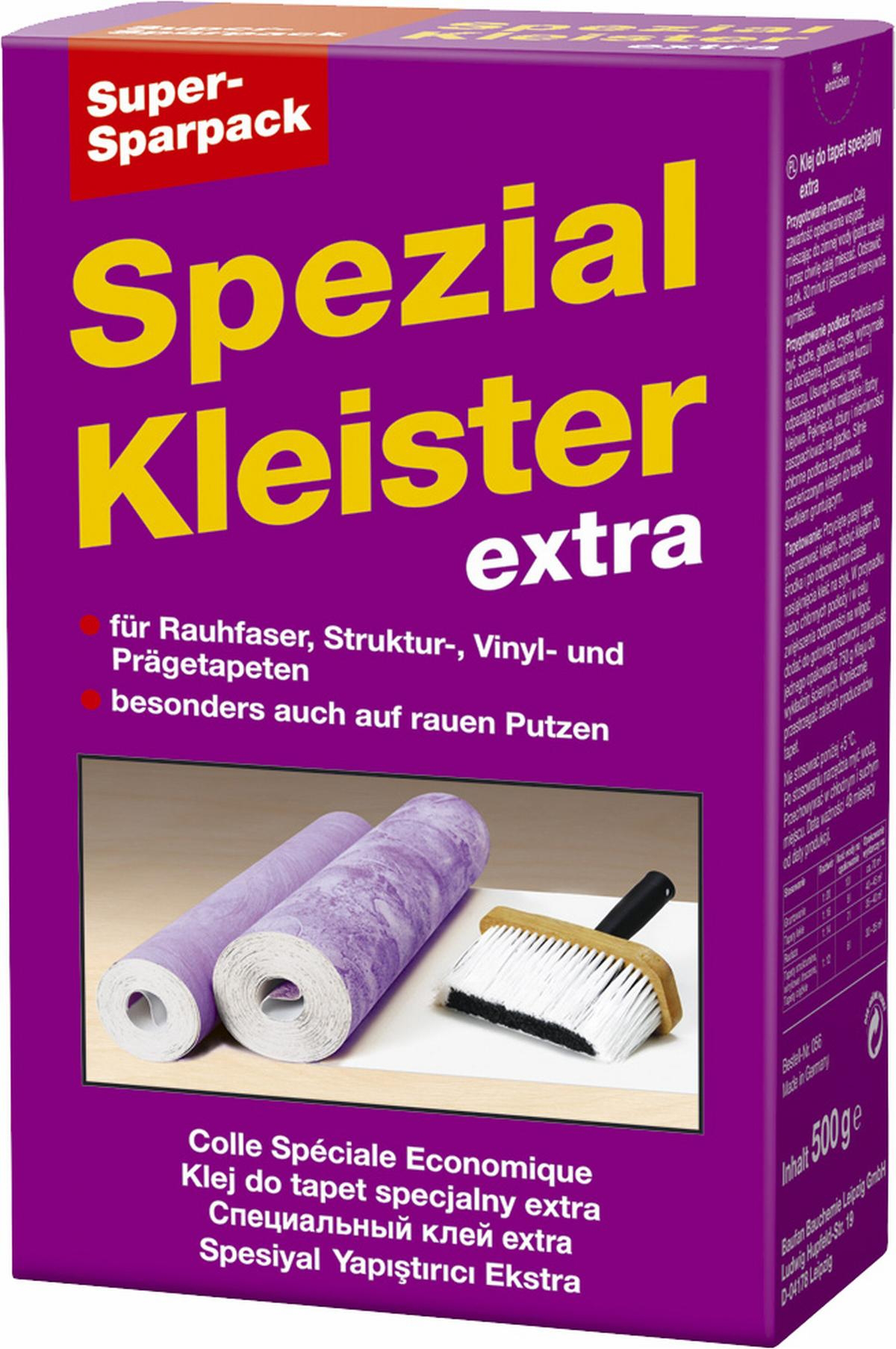 0,5 Kilogramm extra Spezialkleister Sparpack 0,5 Kilogramm extra Spezialkleister Sparpack