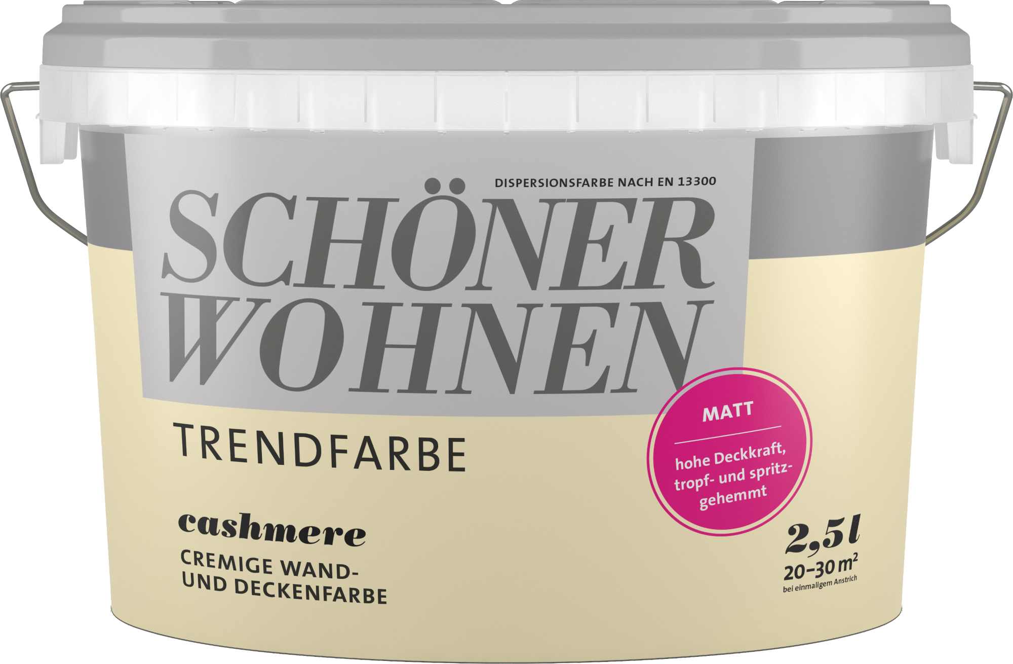 2,5L Schöner Wohnen Trend Wandfarbe matt Cashmere