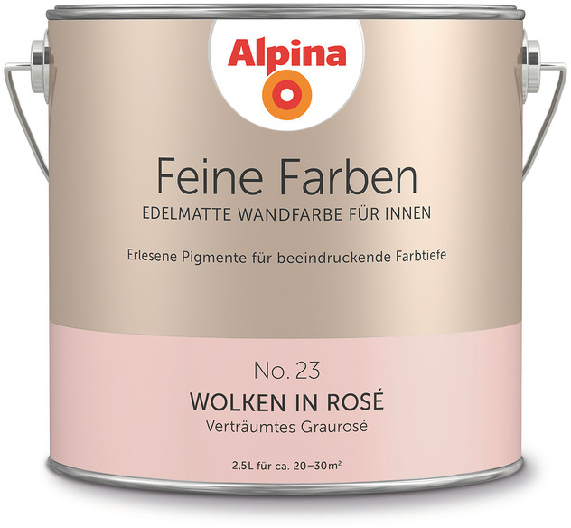 2,5L ALPINA Feine Farben Wolken in Rosè No.23 2,5L ALPINA Feine Farben Wolken in Rosè No.23