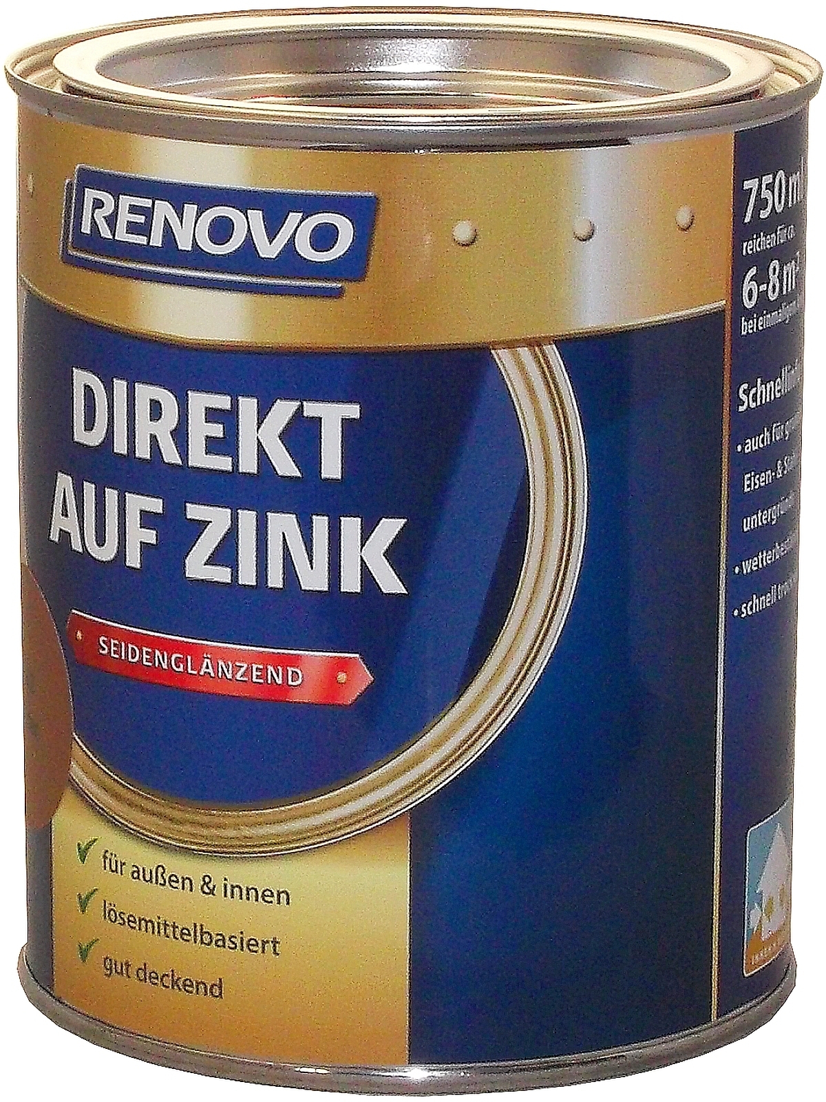 750ml Renovo Direkt auf Zink, Kupfer 8162 750ml Renovo Direkt auf Zink, Kupfer 8162