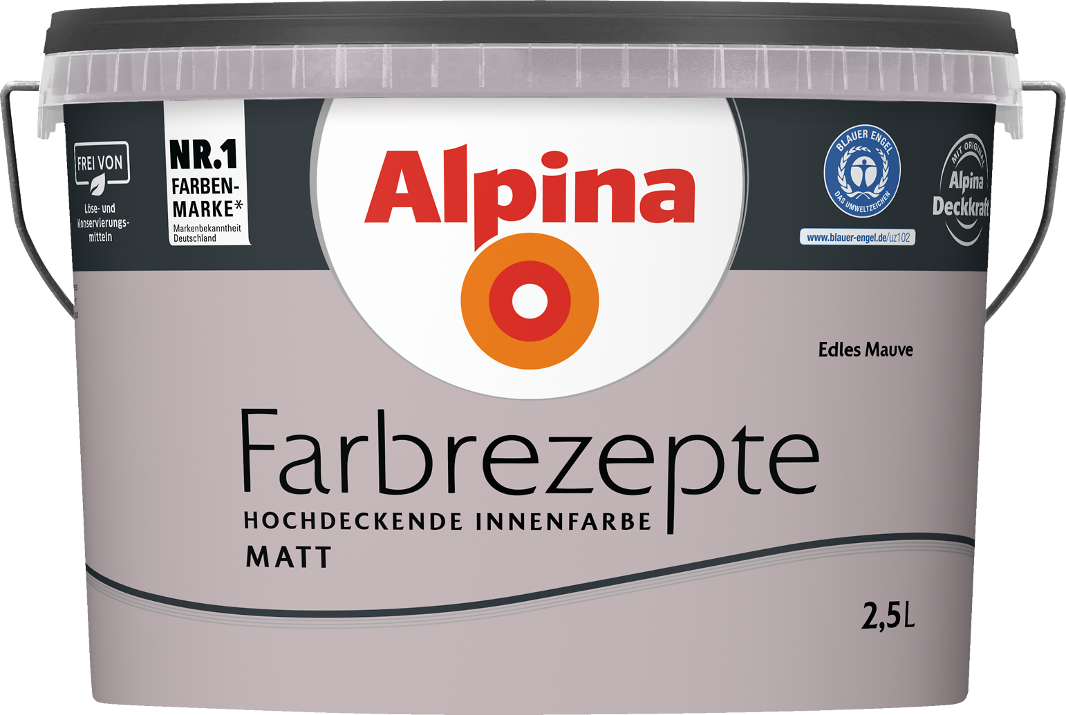 2,5L ALPINA Farbrezepte Edles Mauve, Matt
