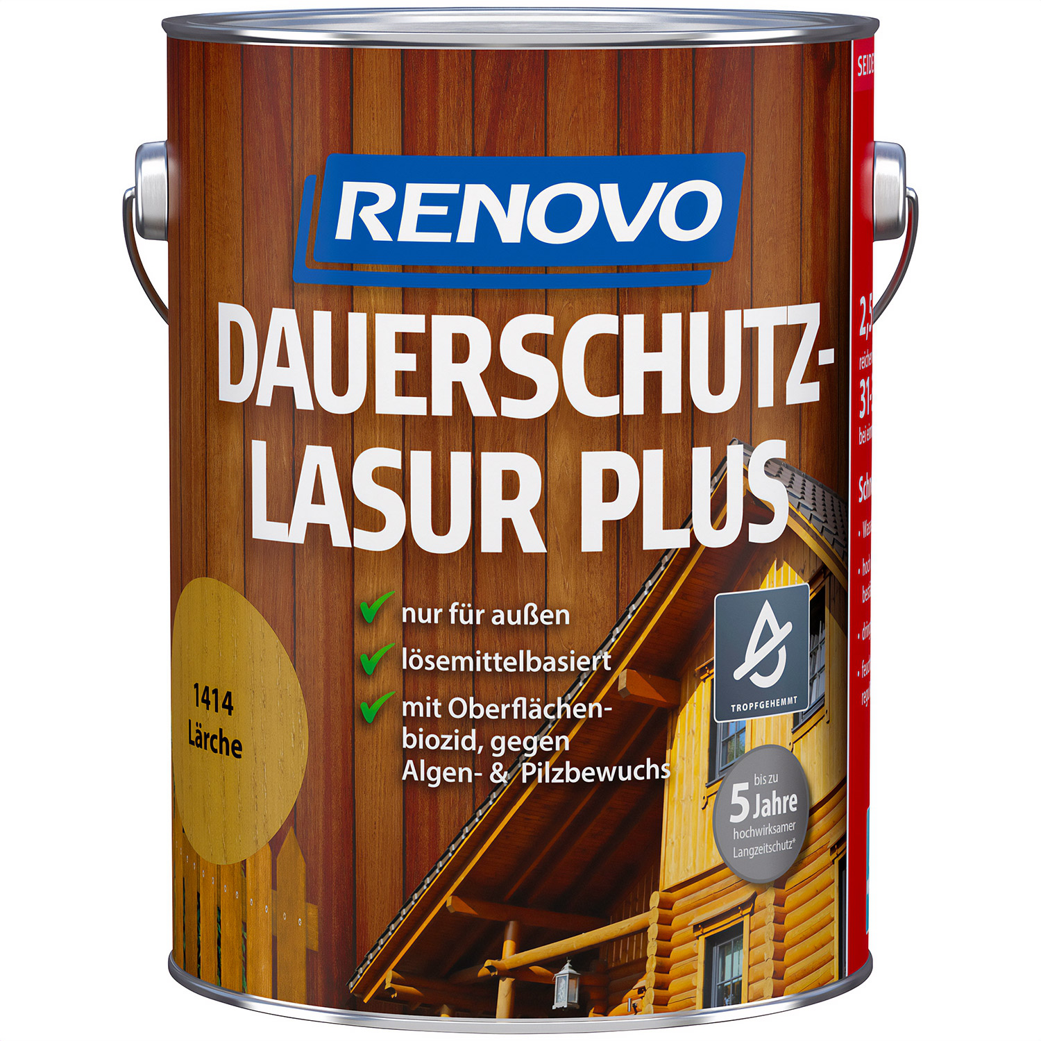 2,5L Renovo Dauerschutzlasur PLUS Nr.1414 Lärche 2,5L Renovo Dauerschutzlasur PLUS Nr.1414 Lärche