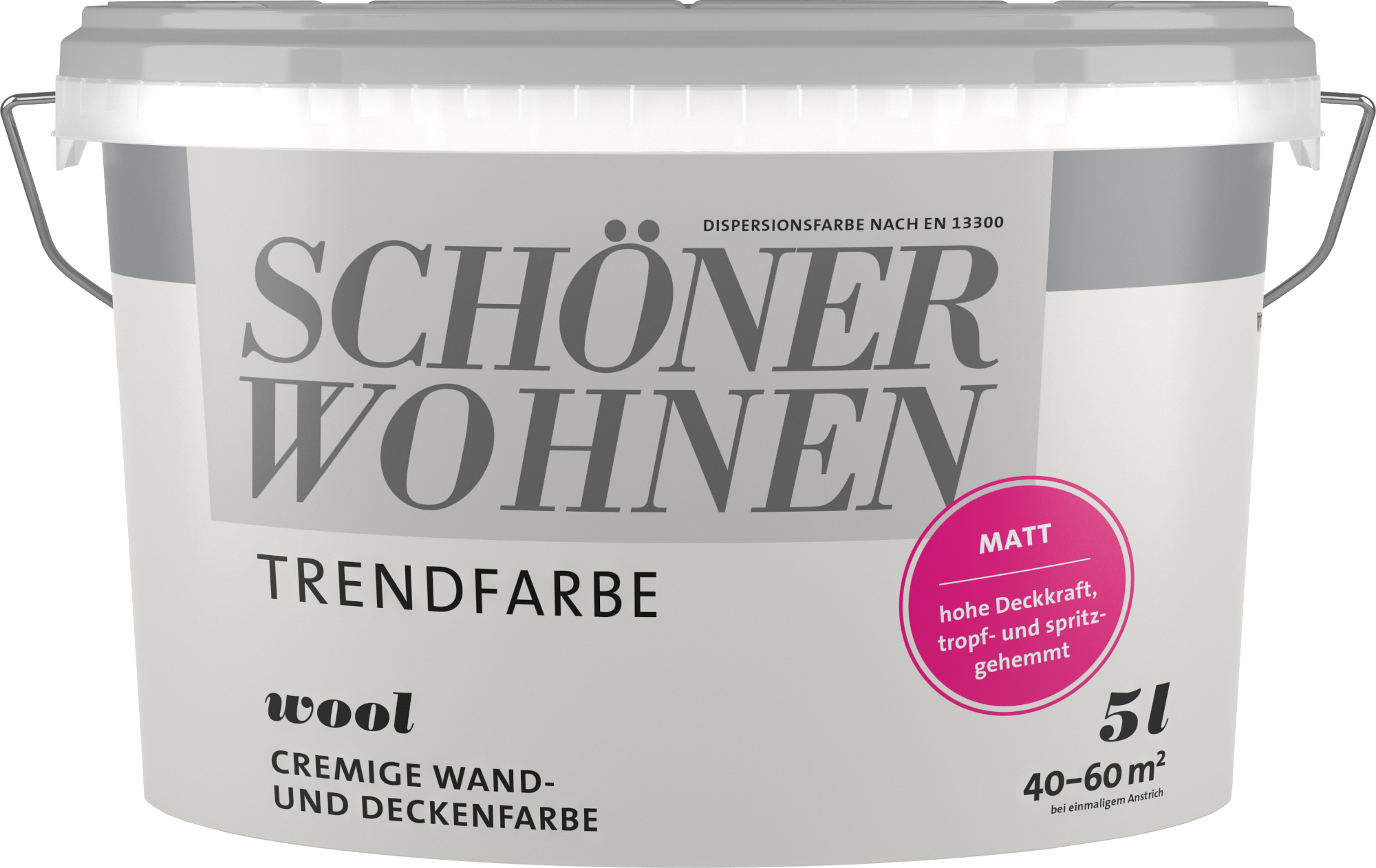 5L Schöner Wohnen - Trendfarbe Wandfarbe matt Wool 5L Schöner Wohnen -Trend Wandfarbe matt Wool