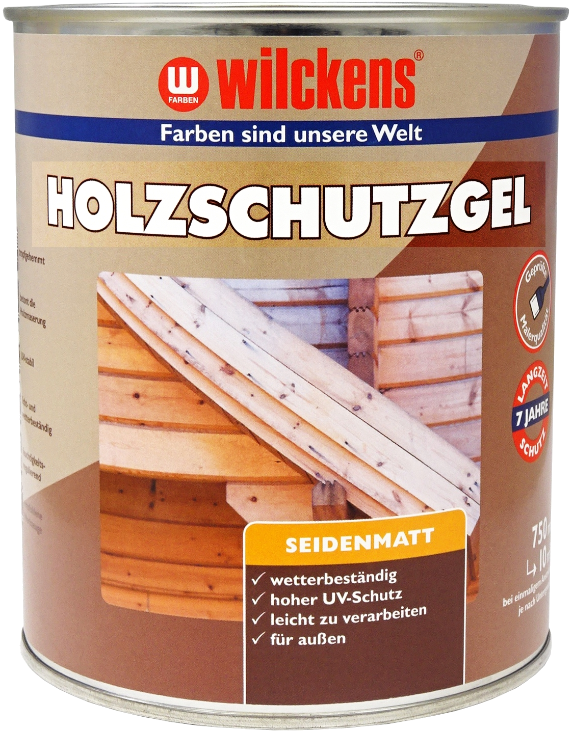 750ml Wilckens Holzschutz-Gel teak 750ml Wilckens Holzschutz-Gel teak