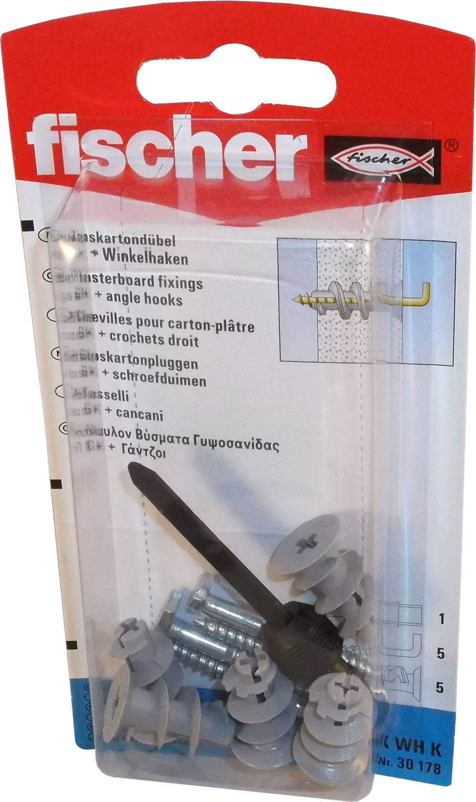 GK WH K Gipskartondübel m. Haken GK WH K Gipskartondübel m. Haken