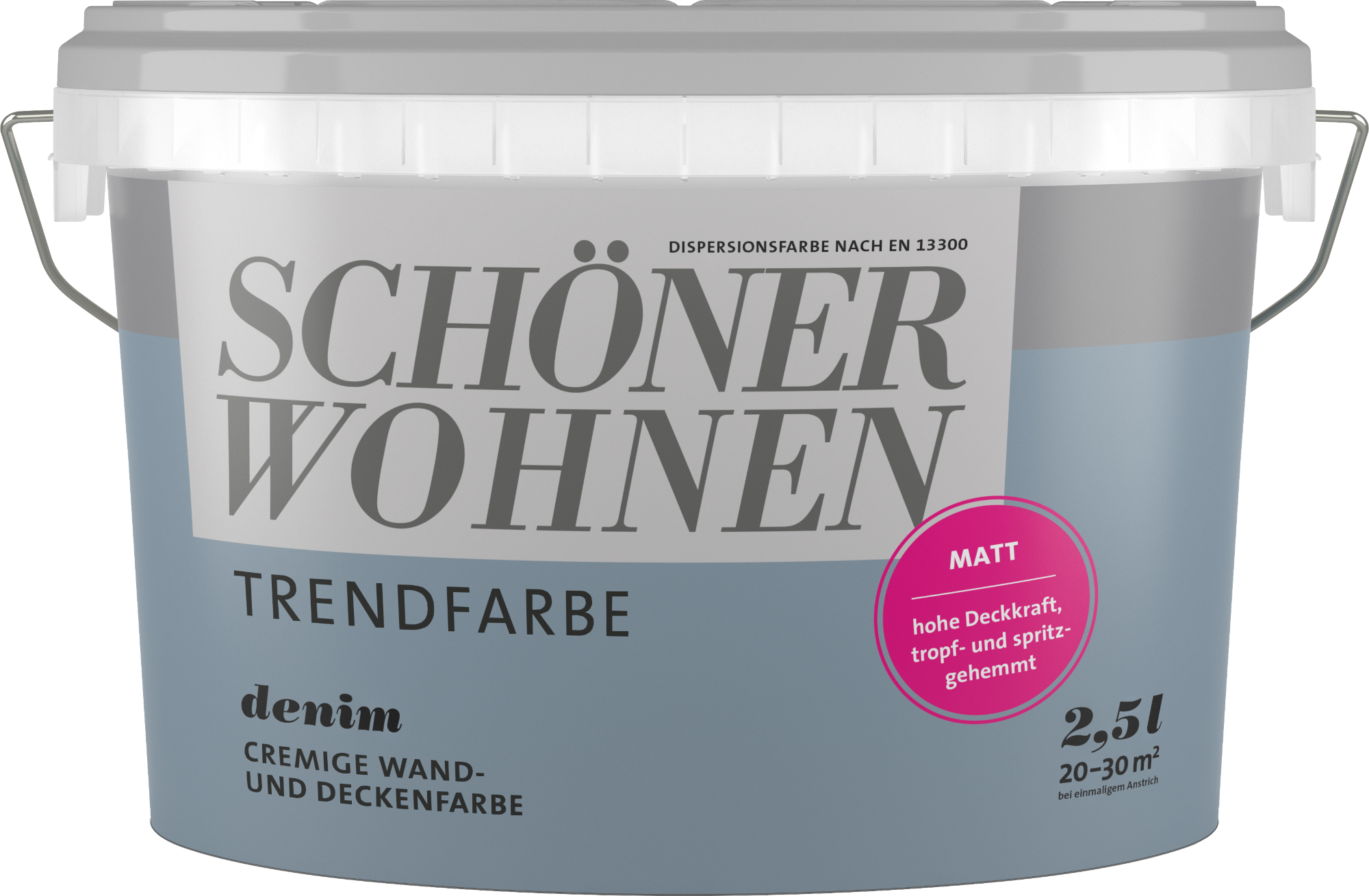 2,5L Schöner Wohnen - Trendfarbe Wandfarbe matt Denim 2,5L Schöner Wohnen -Trend Wandfarbe matt Denim