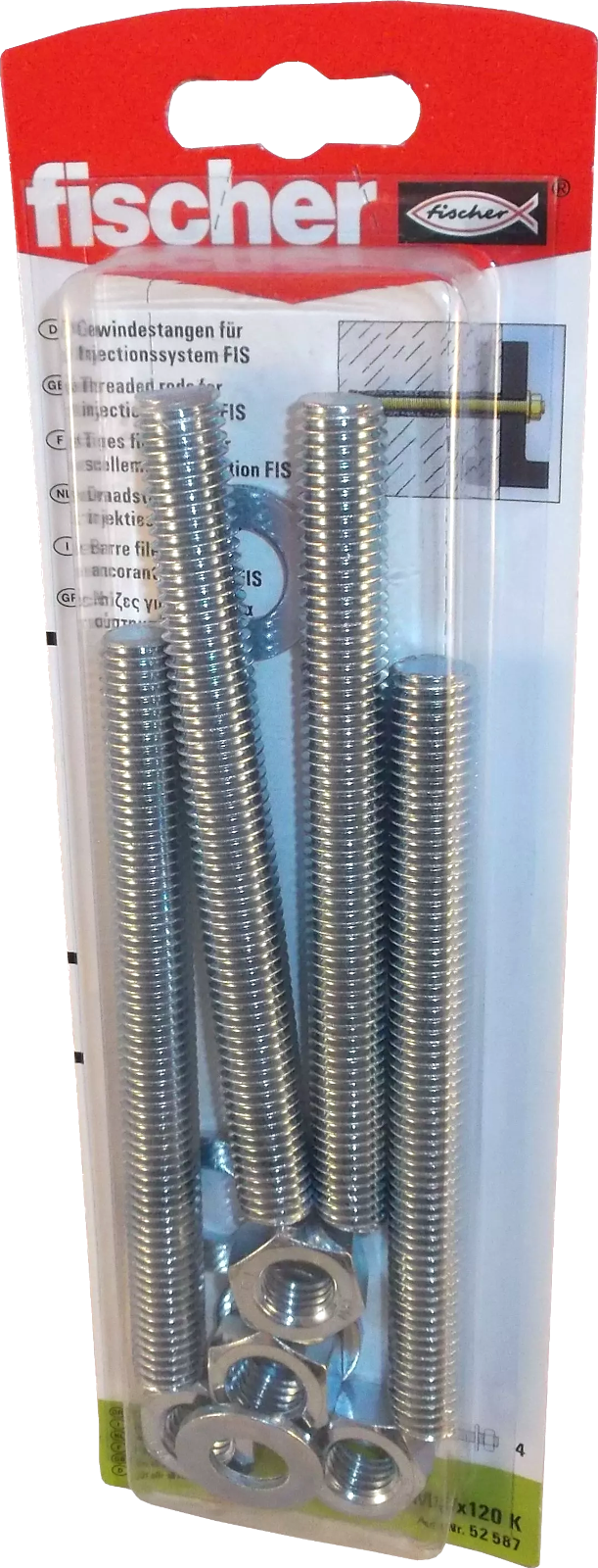 Gewindestange FIS GS M 12X120 K Gewindestange FIS GS M 12X120 K