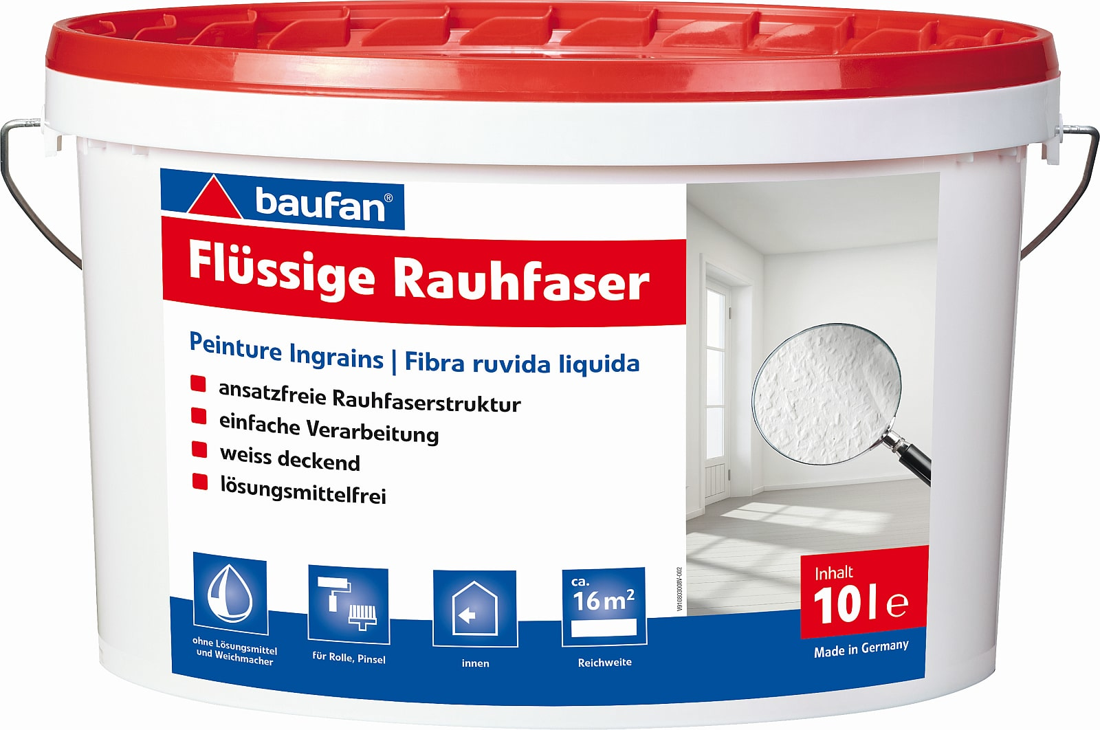 10 L BAUFAN Flüssige Rauhfaser matt 10 L BAUFAN Flüssige Rauhfaser matt
