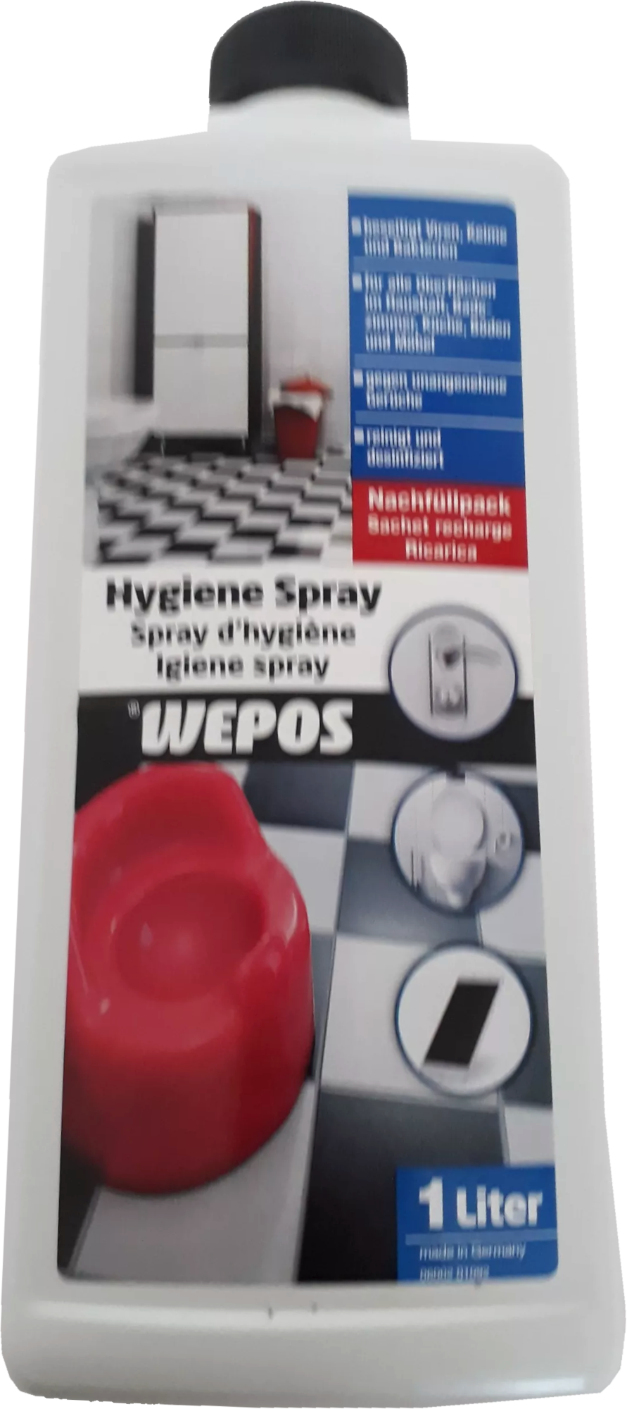 Hygiene Flächen-Reiniger-PROFI Nachfüllflasche 1l Hygiene Flächen-Reiniger-PROFI Nachfüllflasche 1l