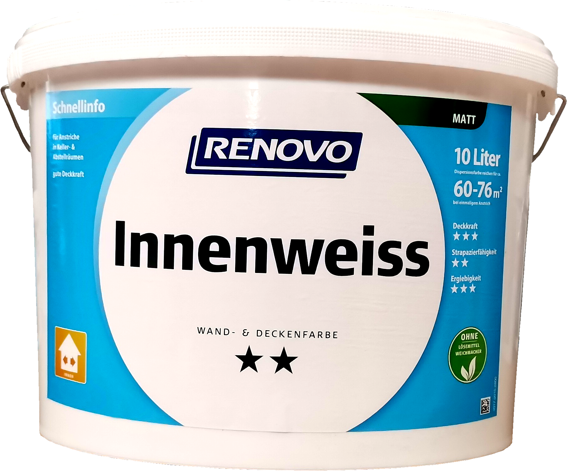 10 Liter Renovo Innenweiß matt 10 Liter Renovo Innenweiß matt