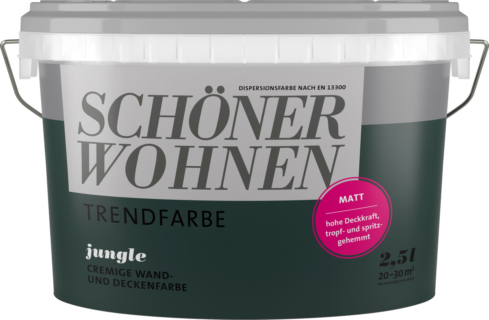 2,5L Schöner Wohnen - Trendfarbe Wandfarbe matt Jungle 2,5L Schöner Wohnen -Trend Wandfarbe matt Jungle