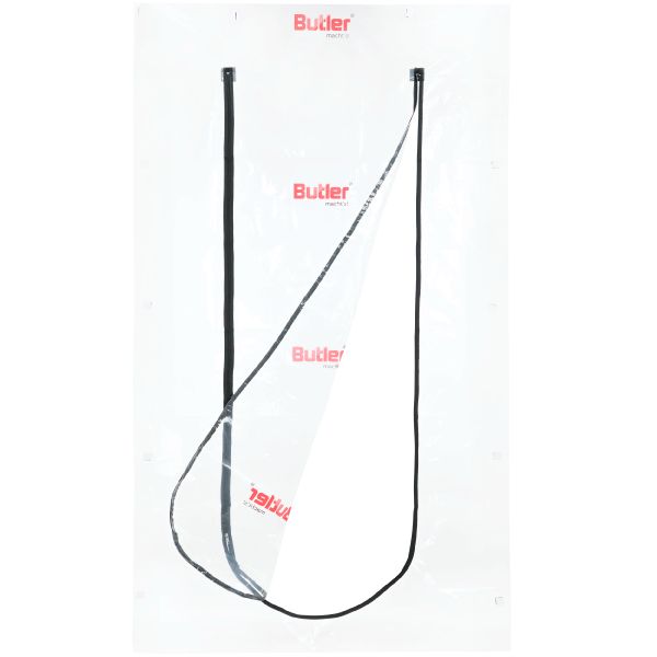 Butler machts Staubschutz-Tür mit Reißverschluss, 2,2x1,12m Butler machts Staubschutz-Tür mit Reißverschluss, 2,2x1,12m