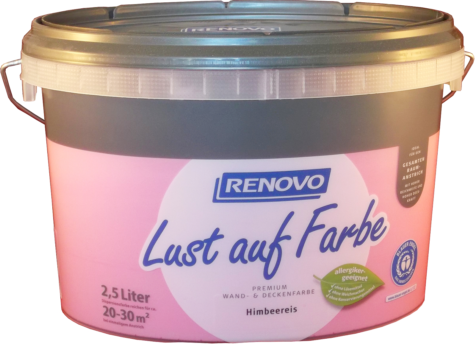 2,5L Renovo Lust auf Farbe, Himbeereis 2,5L Renovo Lust auf Farbe, Himbeereis