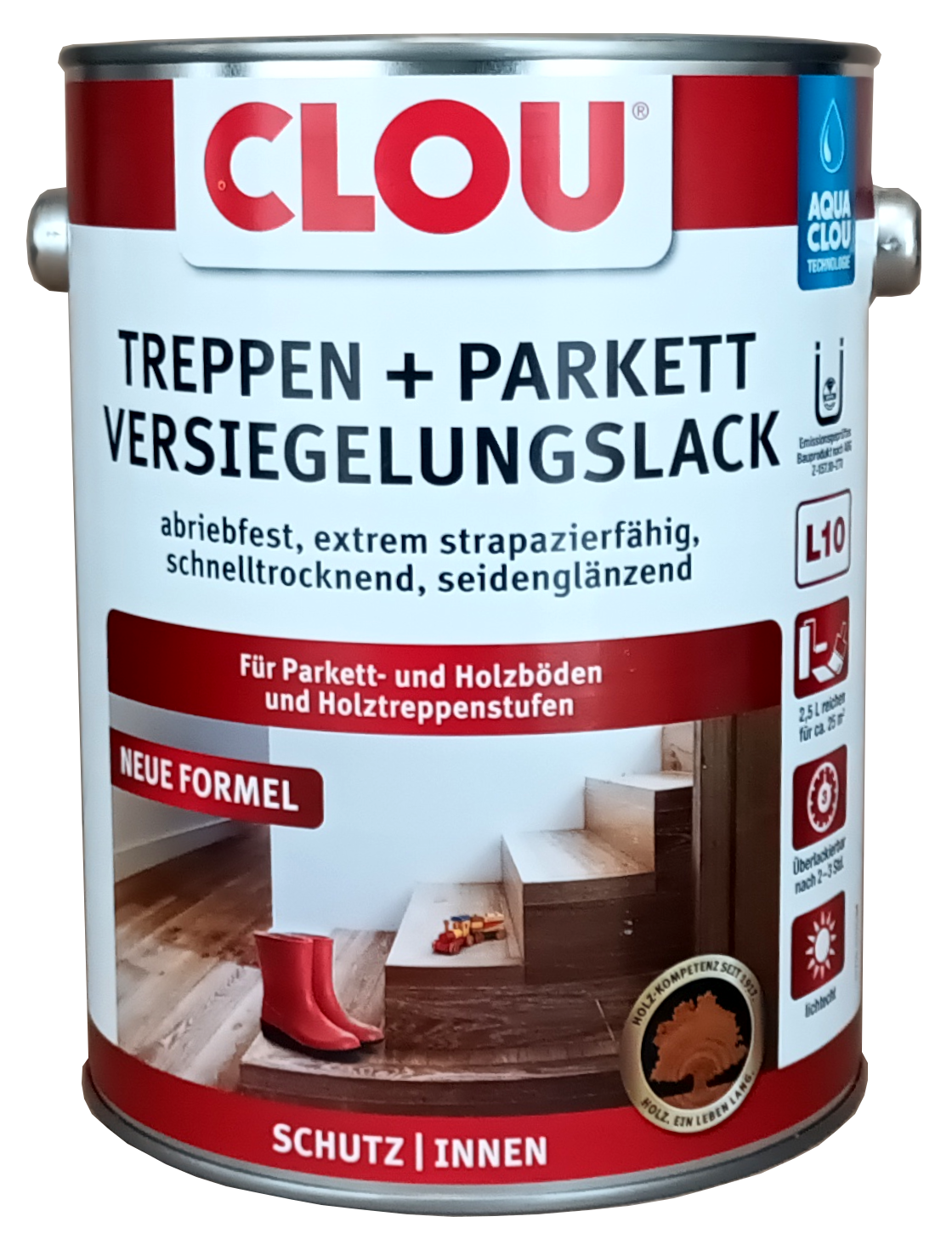 2,5L Clou Treppen- und Parkettversiegelungslack