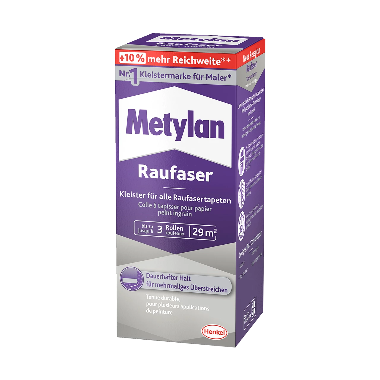180g Metylan Raufaser für alle Raufasertapeten 180g Metylan Raufaser für alle Raufasertapeten