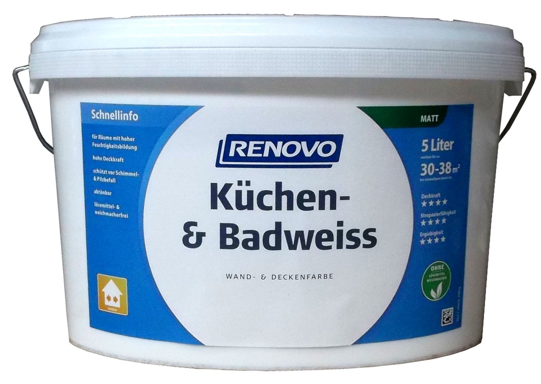 5L Renovo Küchen- & Badweiss matt 5L Renovo Küchen- & Badweiss matt