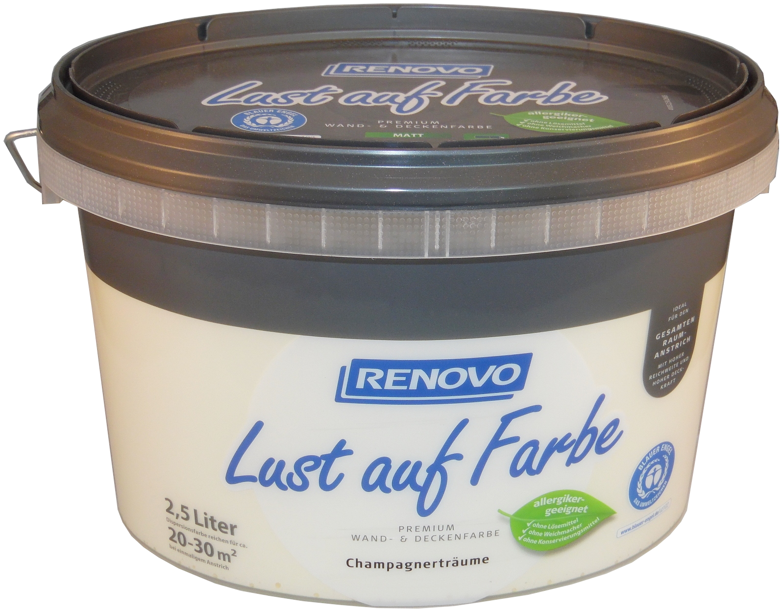 2,5L Renovo Lust auf Farbe, Champagnerträume 2,5L Renovo Lust auf Farbe, Champagnerträume